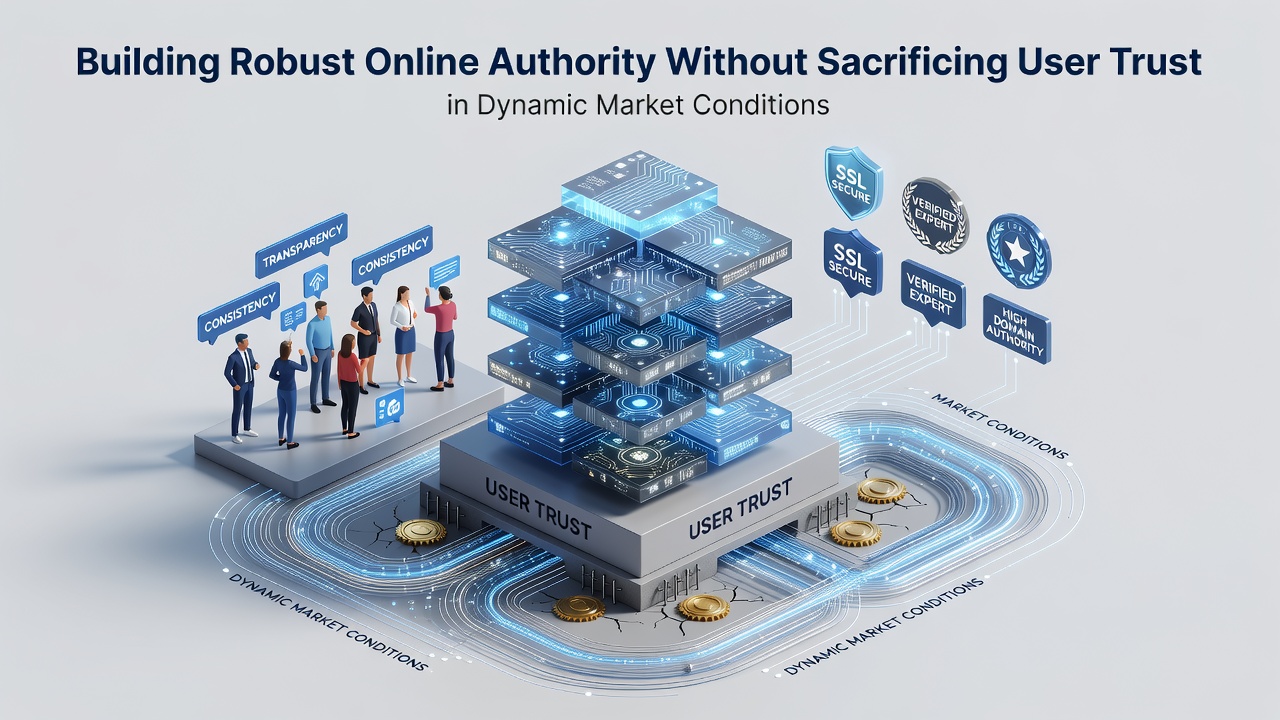 Building Robust Online Authority Without Sacrificing User Trust in Dynamic Market Conditions